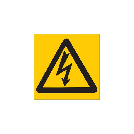 Señalamientos con pictograma de riesgos eléctricos