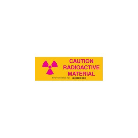 Señalamiento - Radioactive Material Caution Radioactive Material