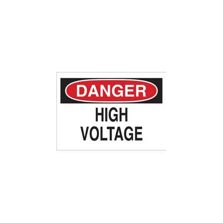 Señalamiento - DANGER High Voltage