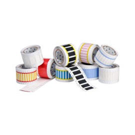 Etiquetas termocontráctiles PermaSleeve para alambres y cables, 1/4" diá., para impresoras con núcleo de 3"