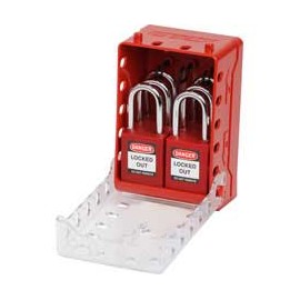 Caja de bloqueo ultra compacta con candados de llaves iguales
